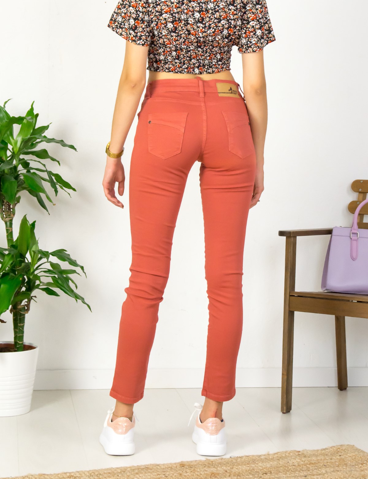 Indigo Bird σομόν παντελόνι IrisW16S φωτογραφία